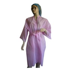 Non Woven Jednorazowe szlafroki spa / Kimono Robe o doskonałej wytrzymałości na rozciąganie