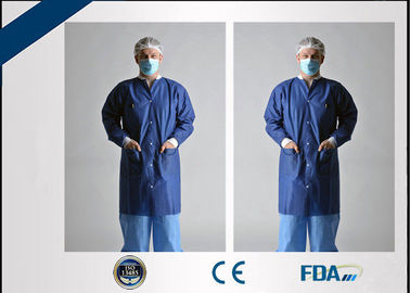 Professional Disposable Protective Wear , Disposable Laboratory Coats S - 5XL Available