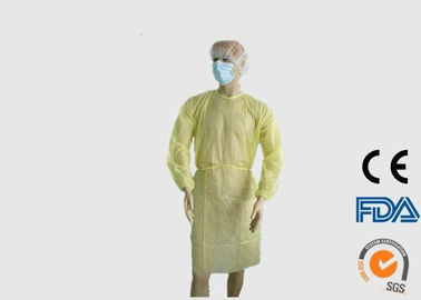 Jednorazowe fartuchy badawcze z polipropylenu 20G 120 × 140 cm z elastycznymi ściągaczami