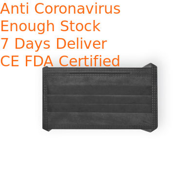 Non Toxic Isolation Face Mask , Disposable Breathing Mask Bacteria Proof